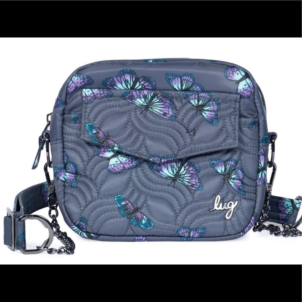NWT Lug Swing Crossbody / Belt Bag in Butterfly Gray